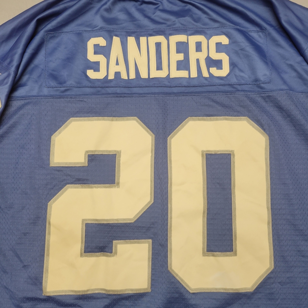 Vintage NFL Detroit Lions Barry Sanders #20 Reebok Throwback Jersey Size XL Rare